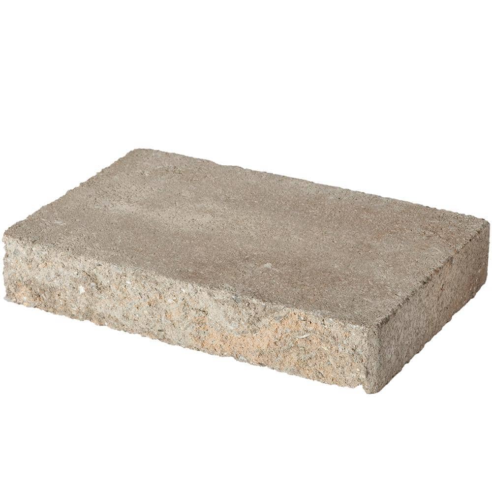 Pavestone 8 in. L x 11.87 in. W x 2 in. H Carolina Blend Concrete Retaining Wall Cap (120-Piece/119 sq. ft./Pallet) -  81423