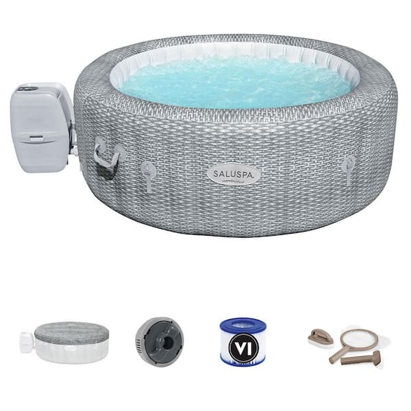 Bestway SaluSpa AirJet 6Person Inflatable Hot Tub and PureSpa Water