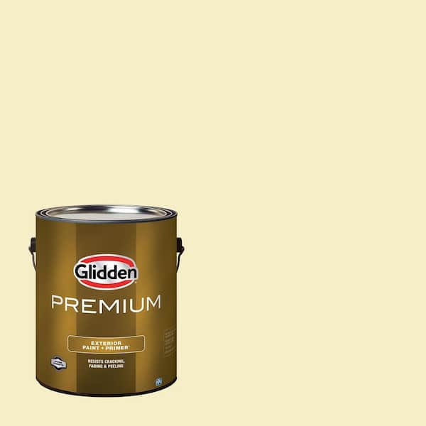 Glidden Premium 1 gal. PPG1108-2 Silk Star Satin Exterior Latex Paint