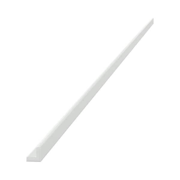 Emerson Pure White Outside Corner Molding (96 in. W x 0.75 in. H x 0.75 in. D)