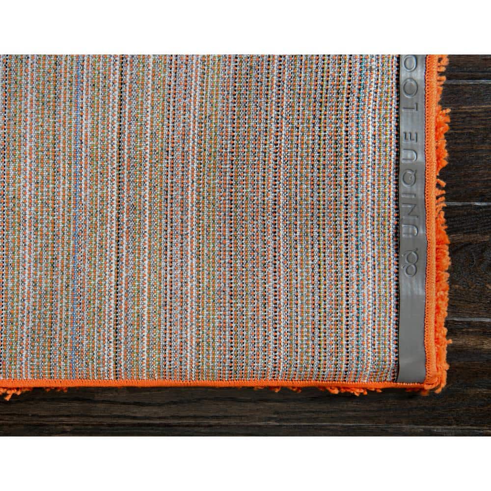 Luxe Softness 6' x 9' Blue Solid Shag Area Rug