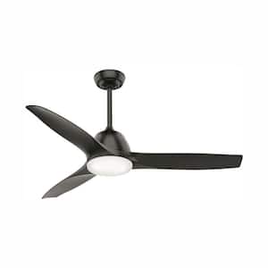 Wisp 52 in. LED Indoor Noble Bronze Ceiling Fan with Light and Remote