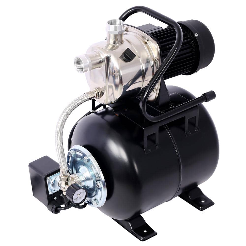 1.6 HP Shallow Well Pump with Pressure Tank, Automatic Water Booster Garden Water Pump, Irrigation Pump for Lawn Farm price history on PriceWatchPro