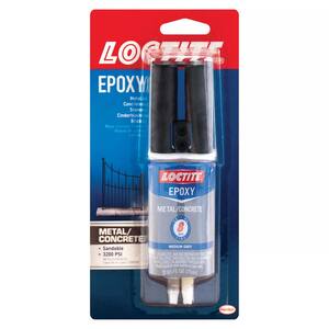 Metal and Concrete 8 Minute Epoxy 0.85 oz. Grey Syringe  (8 pack)