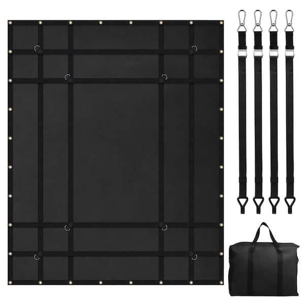 VEVOR Cargo Net, 72 in. x 57 in., Heavy Duty Truck Cargo Net for Truck Rope Bed, Rope, Adjustable Straps with Carabiner Hooks