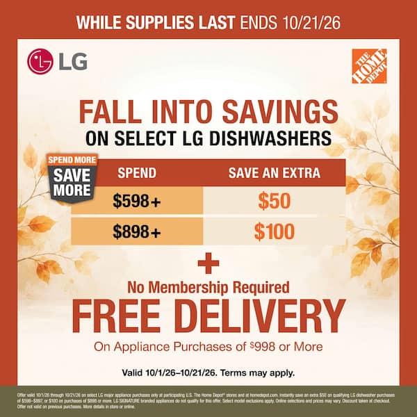 24 in. Top Control Smart Built-in 46 dBA Dishwasher in Stainless Steel with FlushFit Design and 1-Hour Wash and Dry