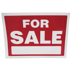 10 in. x 14 in. Vinyl for Sale Sign