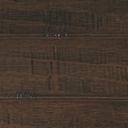 Hand Scraped Strand Woven Wellington 3/8 in. T x 5-1/8 in. W x 36 in. L Engineered Click Bamboo Flooring