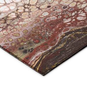 Copeland Canyon 1 ft. 8 in. x 2 ft. 6 in. Abstract Accent Rug