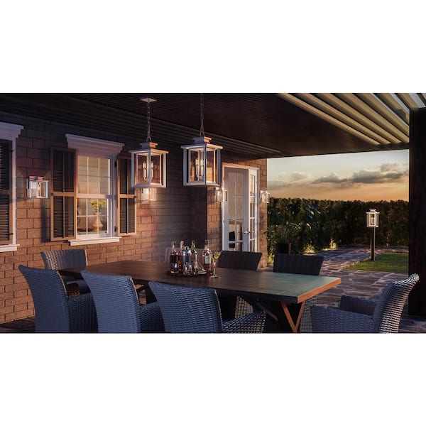 Wakefield 1-Light White Outdoor Post Lantern