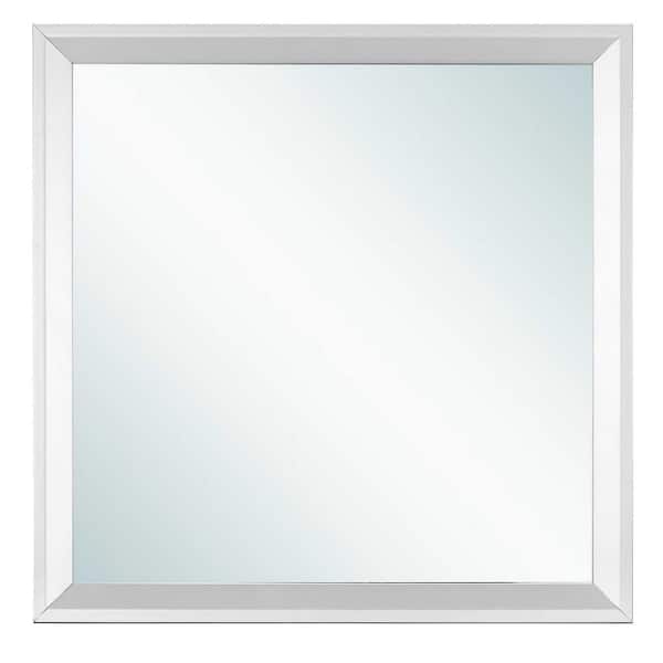 AndMakers 36 in. x 36 in. Classic Square Framed Dresser Mirror