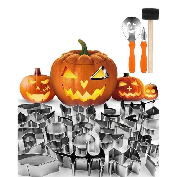 LAIFUCAM Halloween Pumpkin Carving Kit 26-Piece Stainless Steel