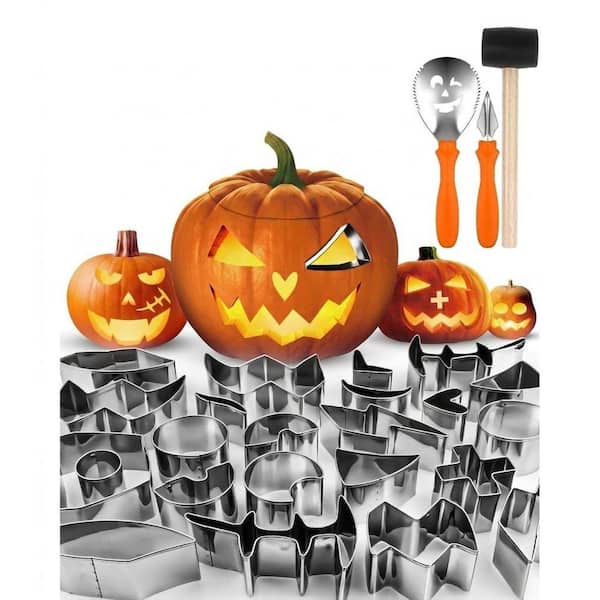 LAIFUCAM Halloween Pumpkin Carving Kit 26-Piece Stainless Steel