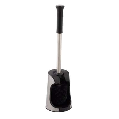 Snap Hold Toilet Bowl Brush in Stainless Steel