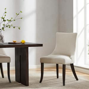Thea Linen Fabric Dining Chair (Set of 2)
