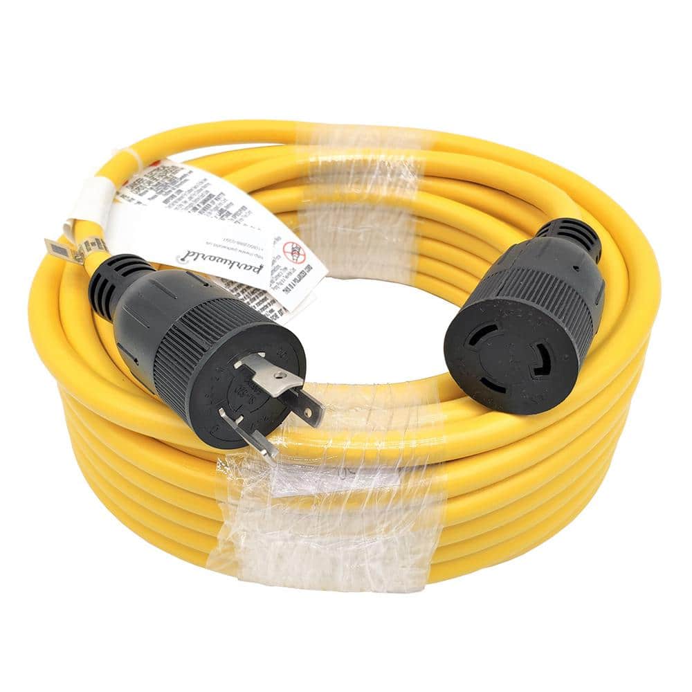 50 ft. SJTW 12/3 20 Amp 125-Volt Twist Lock NEMA L5-20 Extension Cord price history on PriceWatchPro