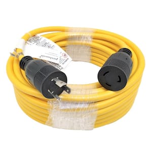 50 ft. SJTW 12/3 20 Amp 125-Volt Twist Lock NEMA L5-20 Extension Cord