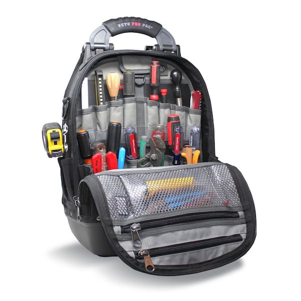 VETO PRO PAC 13 in. 46-Pocket Blackout Nylon Bag/Tote with