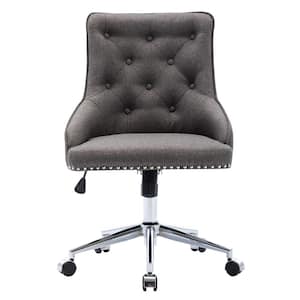 Velvet Office Chair Home Swivel Computer Desk Chair Ergonomic Adjustable Seat UK 