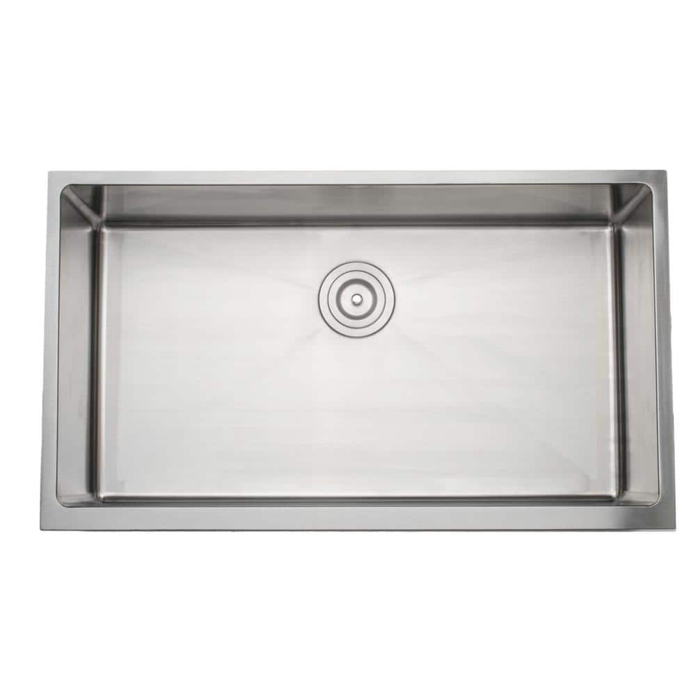 33'' Stainless Steel Farmhouse Single Bowl Kitchen Sink