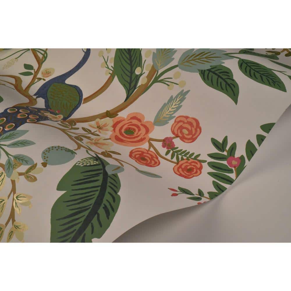 Floral Garden Party Peel and Stick Wallpaper Roll in Multicolor