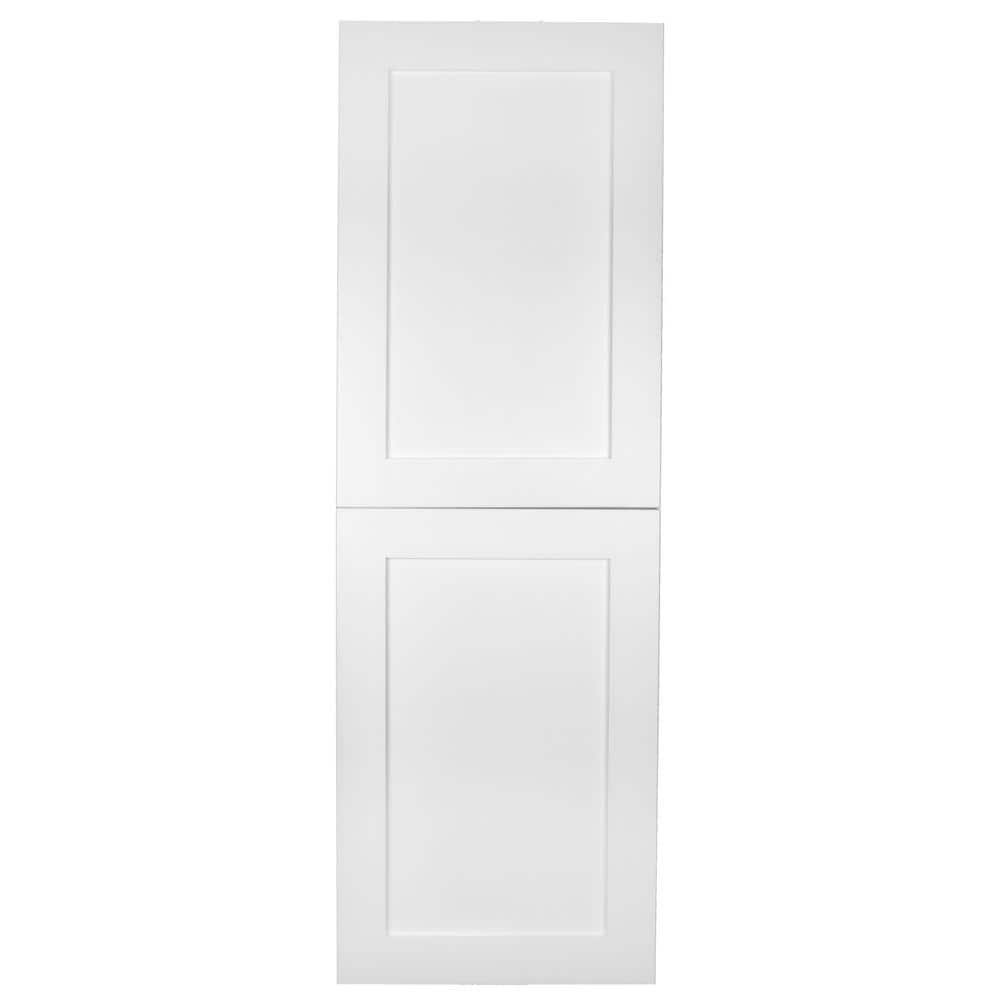 Fieldstone Shaker Style Frameless 15.5 in. W x 53 in. H White Enamel Recessed Medicine Cabinet without Mirror price history on PriceWatchPro
