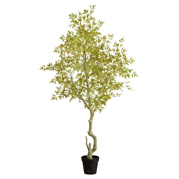7 ft. Autumn Nandina Artificial Fall Tree