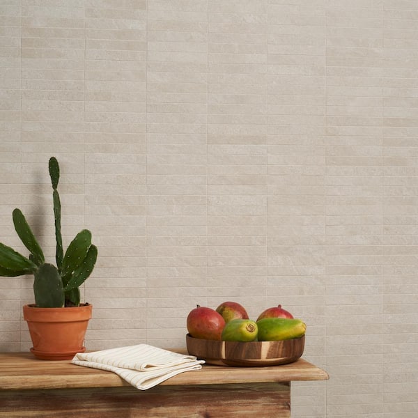 Ivy Hill Tile Monolith Crema Beige 3.93 in. x 0.35 in