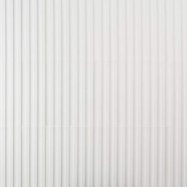 Ivy Hill Tile Veluto White 5.82 in. x 15.66 in. 3D Matte Porcelain