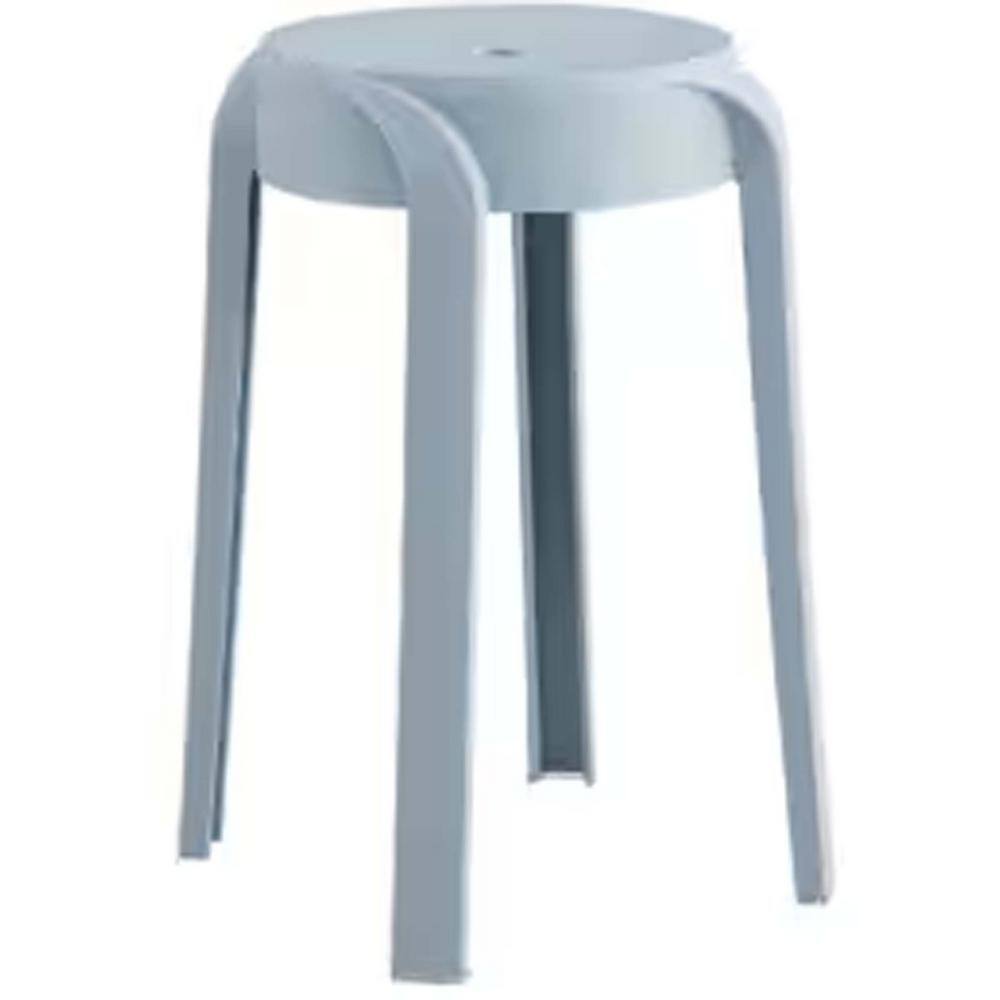 Stackable Plastic Outdoor Bar Stool, Flexible Seating Decorative Stools Cha