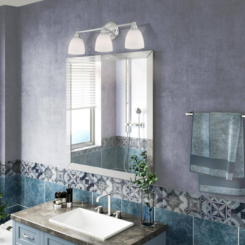 Beaumont 3 Light Polished Chrome Bath Vanity