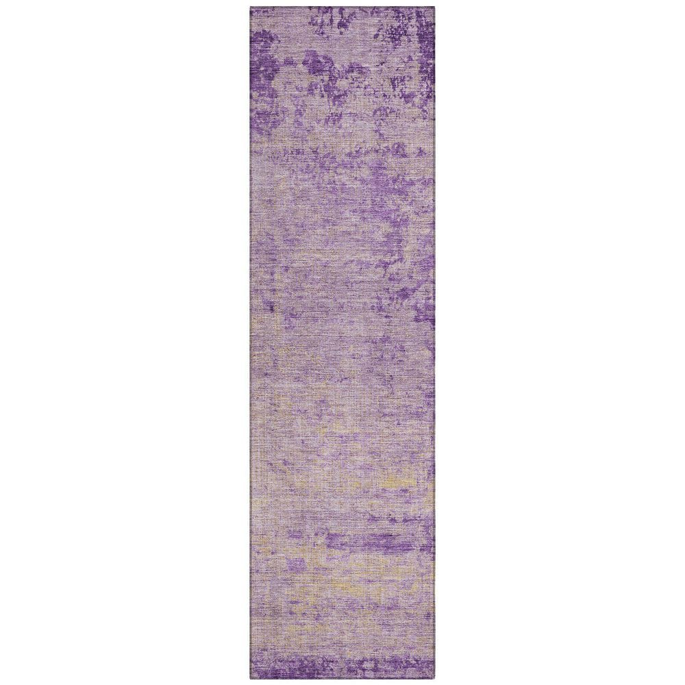 Chantille Machine Washable Indoor/Outdoor Abstract ACN1901 Purple 2 ft. 3 in. x 7 ft. 6 in. Runner Rug price history on PriceWatchPro