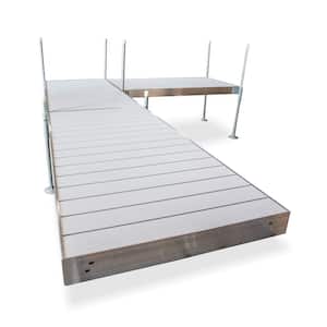 16 ft. L-Style Aluminum Frame with Aluminum Decking Platinum Series Complete Dock Package