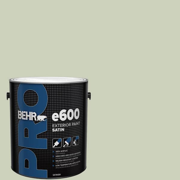 BEHR PRO 1 gal. #PPU10-09 Chinese Jade Satin Exterior Paint