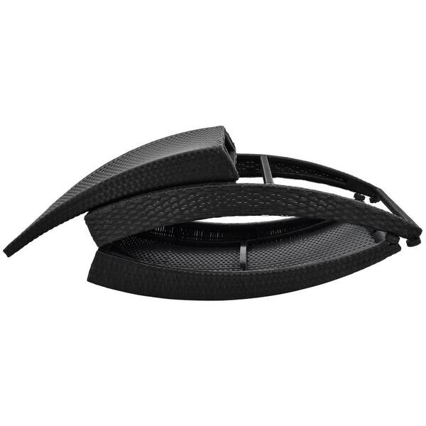 Lounge chair BELT Black