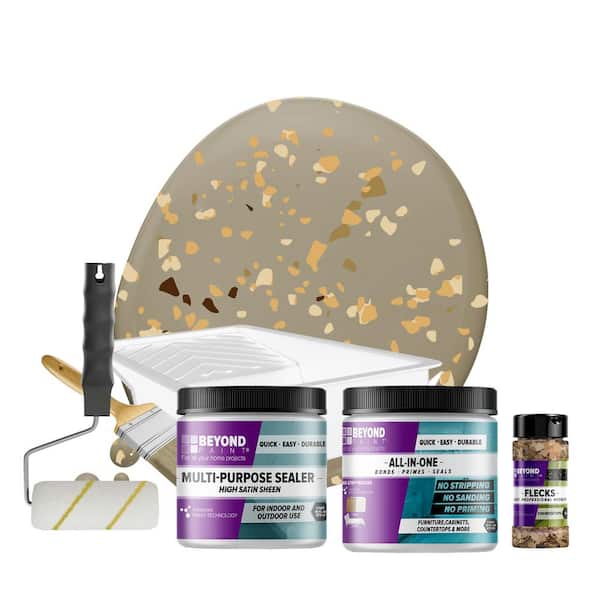 BEYOND PAINT AllinOne MultiSurface Countertop Kit, Pebble BP55 The