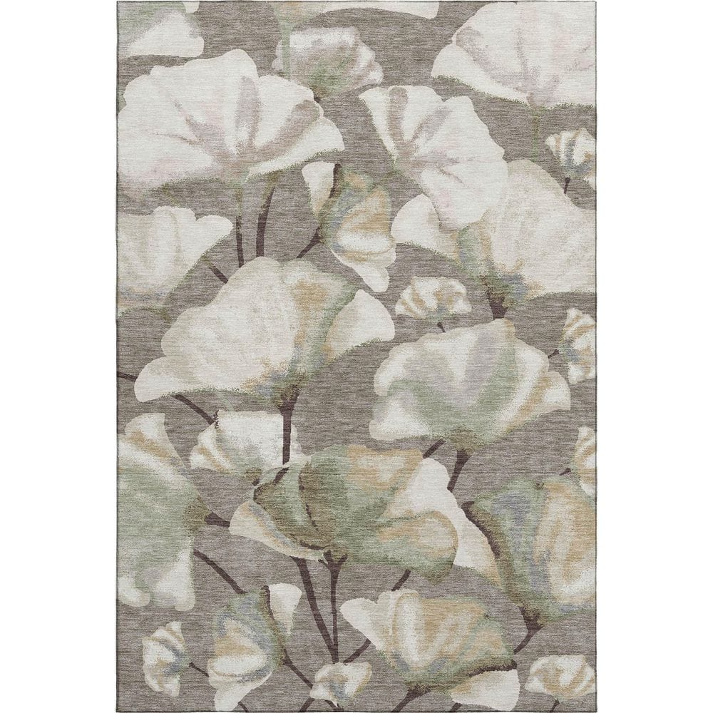 Mayfield Premium Machine Washable Abstract AMF2405 Taupe 5 ft. x 7 ft. 6 in. Area Rug price history on PriceWatchPro