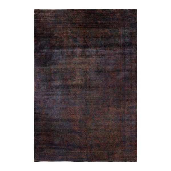 Fine Vibrance One-of-a-Kind Brown 18 ft. 9 in. x 12 ft. 5 in. Handmade Area Rug