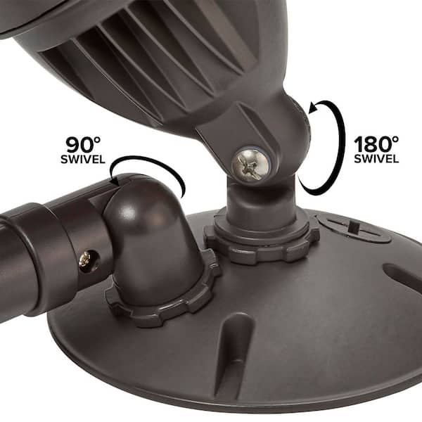 Maxxima 13-Watts 800 lumen Brown Outdoor Integrated LED Exterior
