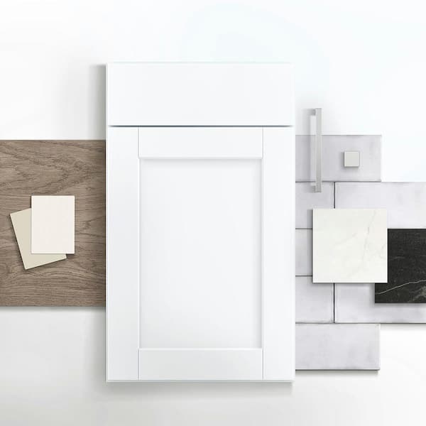 Hampton bay shaker assembled pantry kitchen cabinet sales