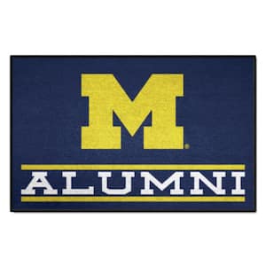 Michigan Wolverines Alumni Blue 1.5 ft. x 2.5 ft. Starter Area Rug