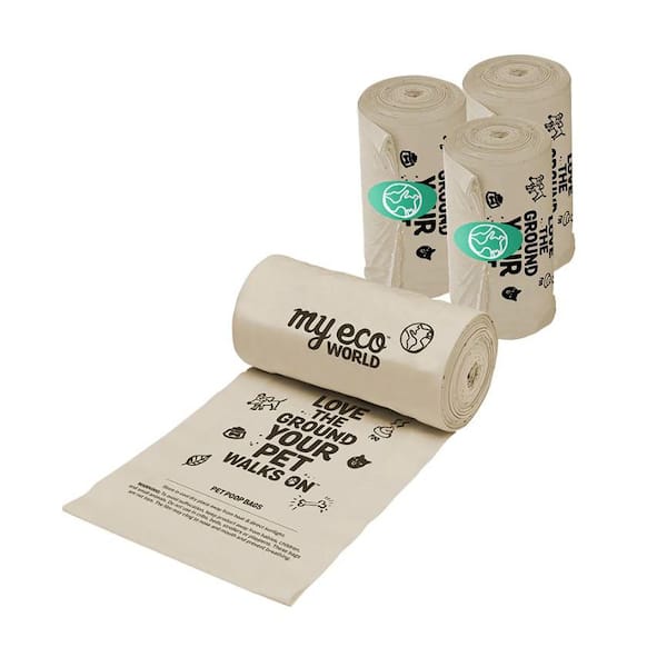 Paper poop outlet bags