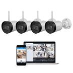 Pro Bullet Outdoor/Indoor 1080p Cloud Surveillance and Security Camera with Remote Viewing (4-Pack)