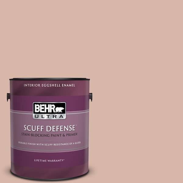 BEHR ULTRA 1 gal. #S190-3 Sedona Pink Extra Durable Eggshell Enamel Interior Paint & Primer