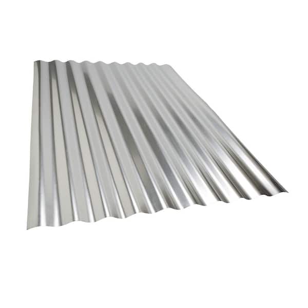Galvanized Steel Roof Panel, Corrugated Plastic Roof Sheets Home Depot