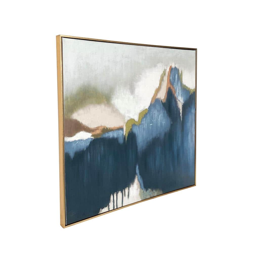 Abstract Vision 30"x30" Hand Painted Canvas Wall Art