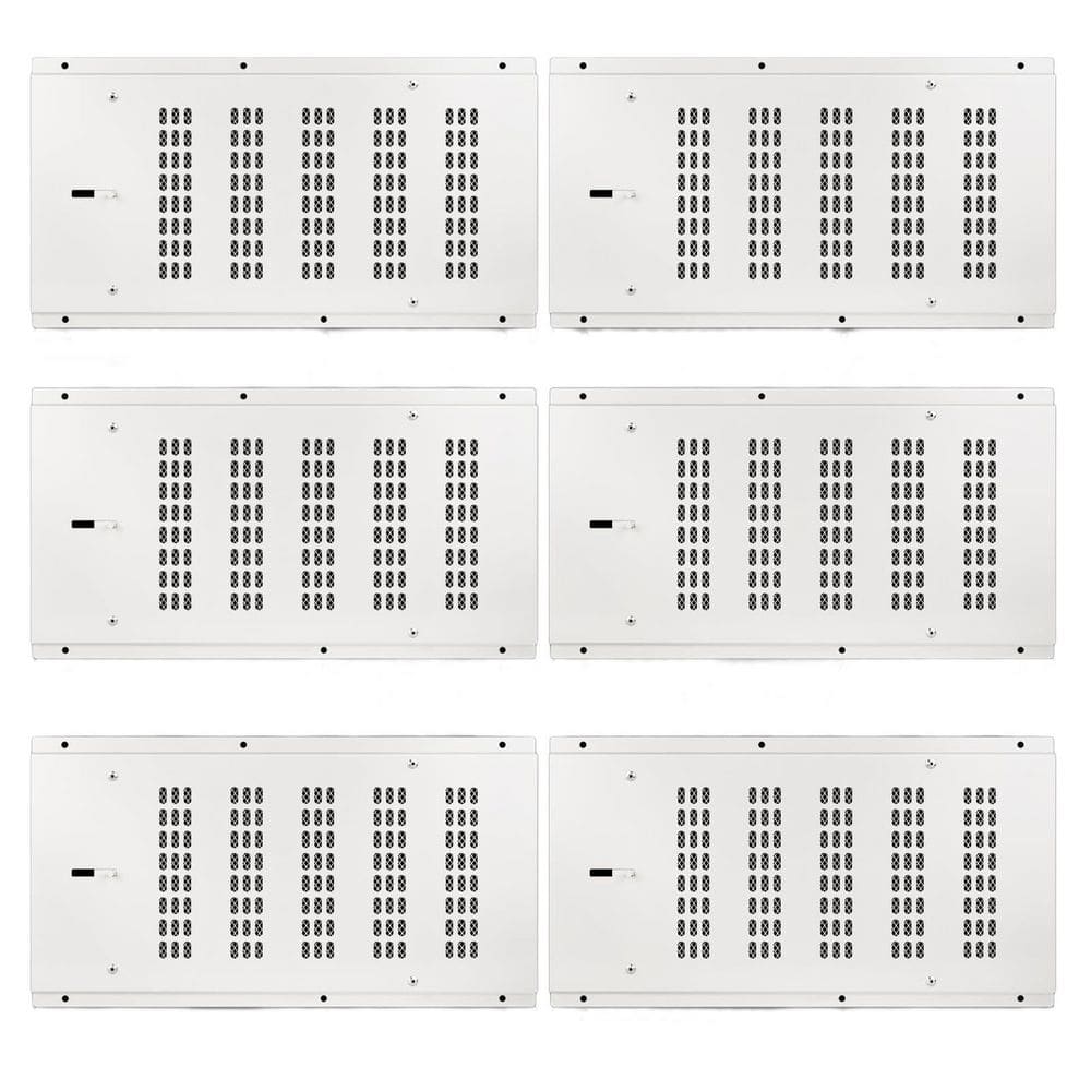 6-Pack White 8.7 in. x 16 in. Foundation Vent Cover, Crawl Space Vent Cover for Foundation Garage Attic Home Improvement price history on PriceWatchPro