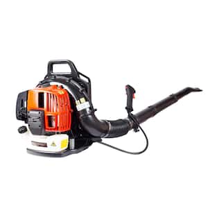 206 MPH 530 CFM 52CC 2-Cycle Gas Backpack Leaf Blower with Extension Tube in Red
