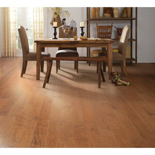 Inspire Maple Cinnamon Engineered, Cinnamon Hardwood Floor