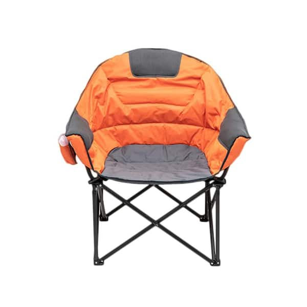 Foldable Design Oxford Orange Fabric Patio Chair ODOrangeC - The Home Depot